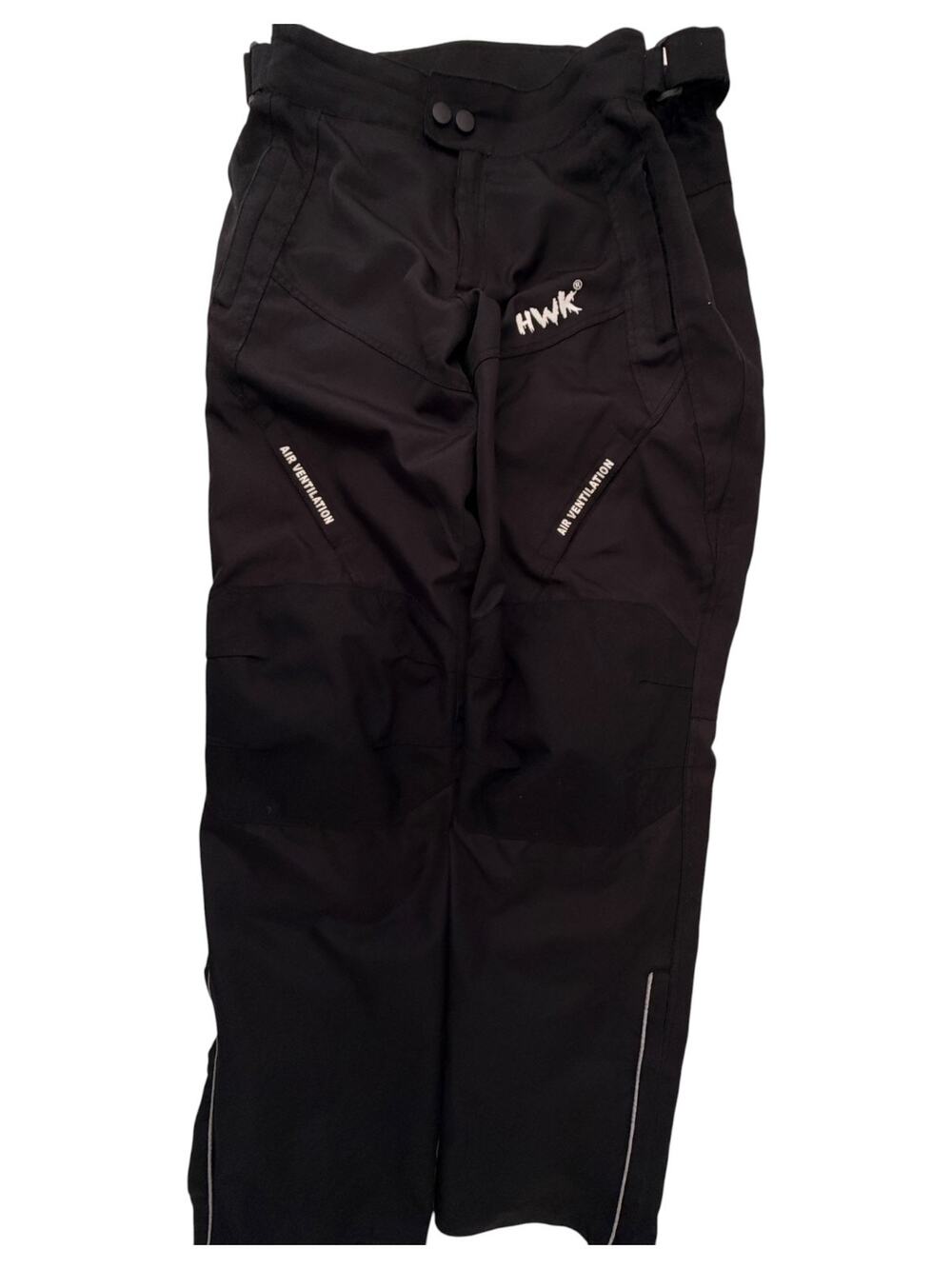 EUC HWK Black Armored Motorcycle Riding Pants Men's XXL W34 Vented